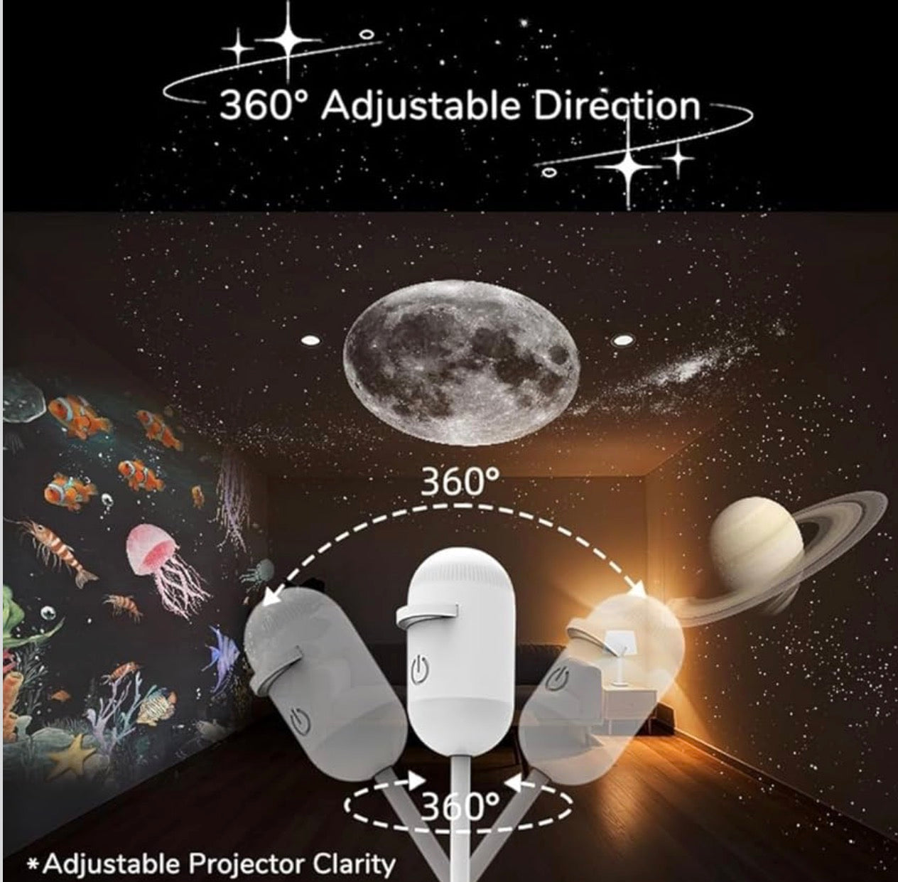 StarrySky™ LED Galaxy Projector