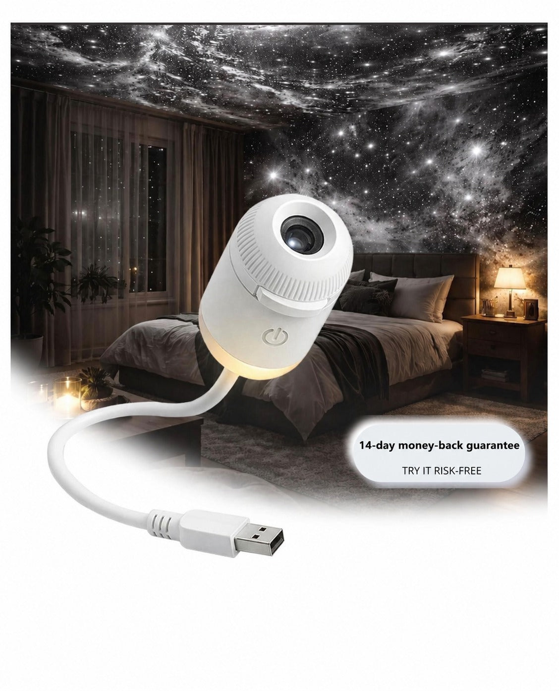 StarrySky™ LED Galaxy Projector